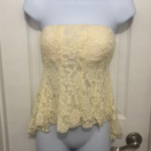 Charlotte Russe Tops - Charlotte Russe Strapless laces shirt